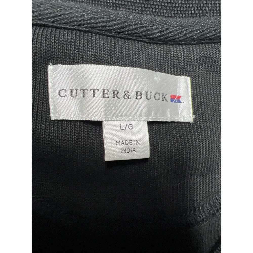 Cutter Buck Vest Men's L Vanderbilt University Golf Casual School Preppy Black - Picture 6 of 11